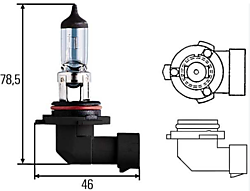 Лампа фар HB4 12V 51W   P22d