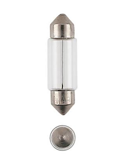 Лампа софитная 24V C3W   SV7   28mm