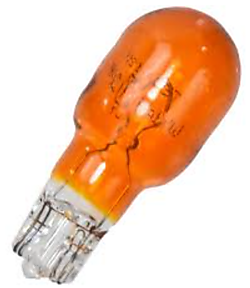 Лампа 12V WY16W   W2.1x9.5d - жёлтый