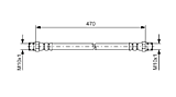 Шланг тормозной L-472 =/=   T1