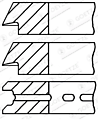 Кольца компрессора d=85 (2x2x4)
