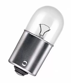 Лампа сферическая 12V R10W   BA15s